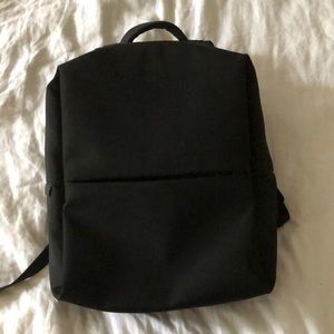 Minimalist Black Backpack